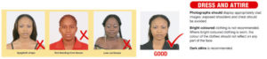 Uso de ropa y atuendos en las fotografías para el pasaporte hacia Jamaica